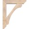 Ekena Millwork Legacy Slat Smooth Bracket w/ Offset Brace, Douglas Fir, 7 1/2"W x 36"D x 44"H BKT0806X36X44LEC06SDF - alternate 2